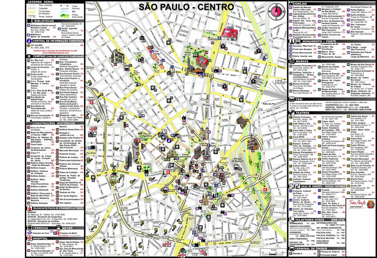 São Paulo kartta